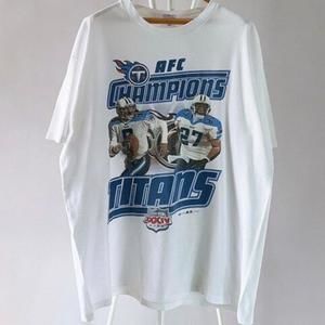 Tennessee Titans Nfl Retro Tee Afc Champions Xxxiv Super Bowl Shirt